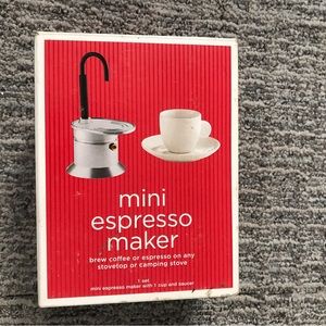 Mini Espresso Maker Stovetop Camping Stove